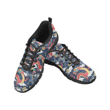 Blue red dragon cloud pattern Men's Sneaker Shoes