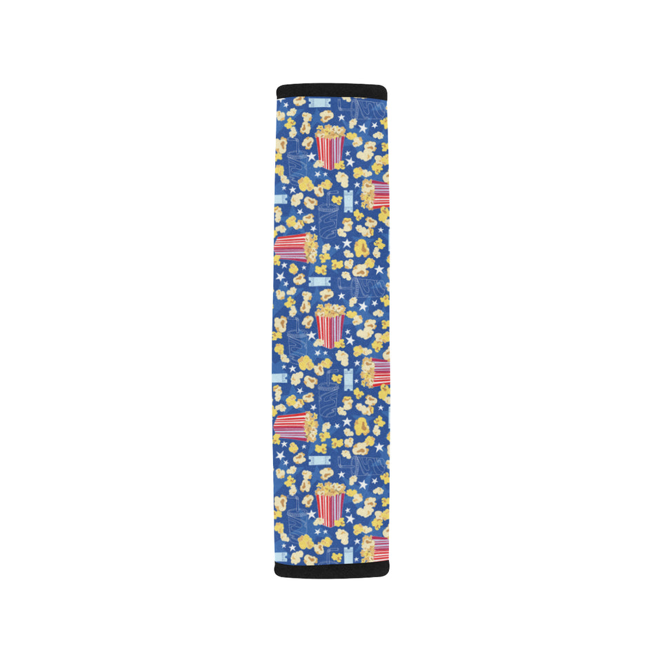 Popcorn Pattern Print Design 01 Car Seat Belt Cover