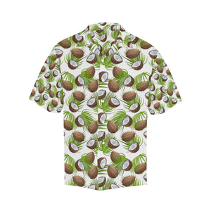 Coconut Pattern Print Design 04 Men's All Over Print Hawaiian Shirt (Model T58)