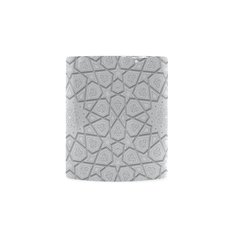 arabic star pattern Classical White Mug (Fulfilled In US)