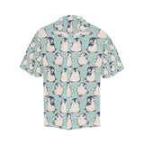 Cute Penguin pattern Men's All Over Print Hawaiian Shirt