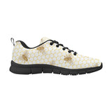 Bee honeycomb seamless design pattern Men's Sneaker Shoes