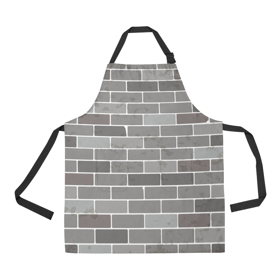 Brick Printed Pattern Print Design 05 All Over Print Adjustable Apron