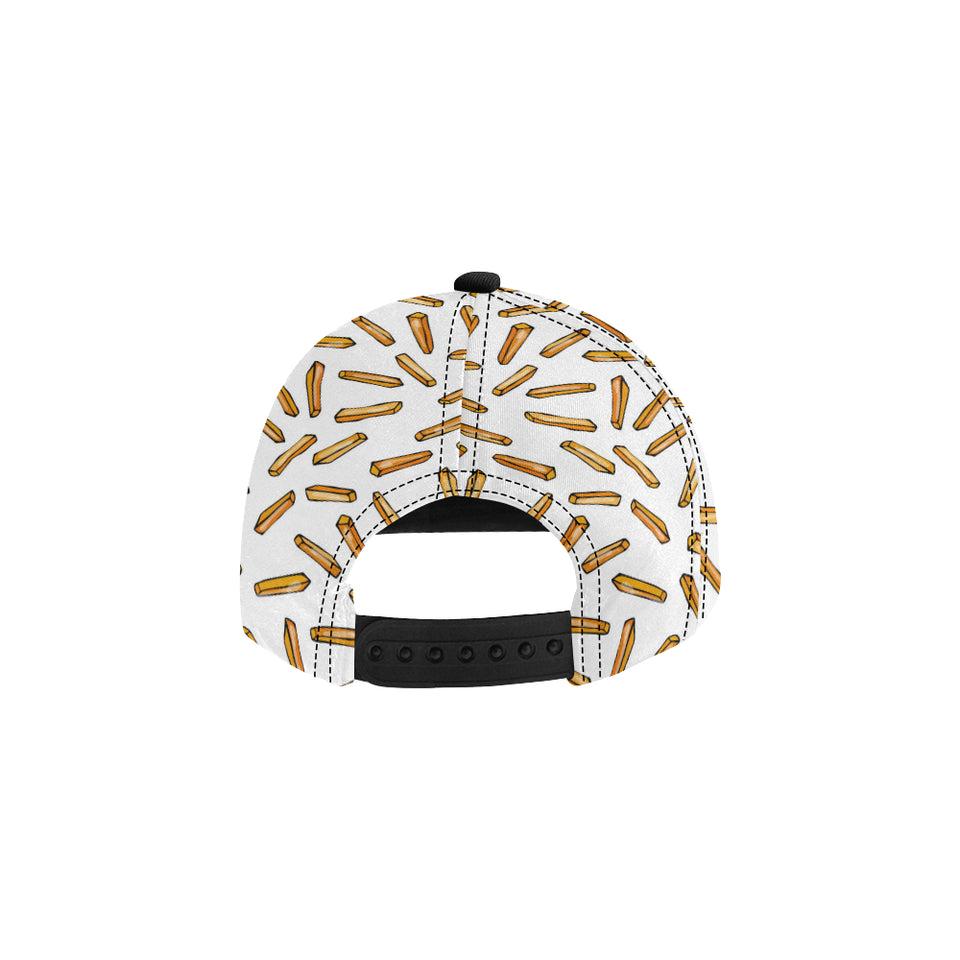 French fries potato pattern All Over Print Snapback Cap