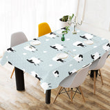 Sheep polka dot cloud pattern Tablecloth