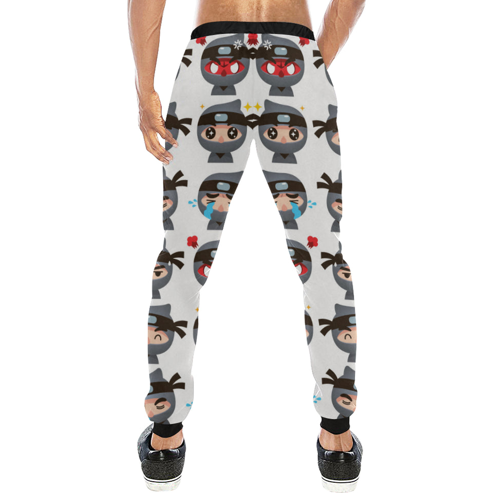 Cute ninja design pattern Unisex Casual Sweatpants