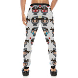 Cute ninja design pattern Unisex Casual Sweatpants