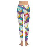 Colorful crow illustration pattern Women's Legging Fulfilled In US