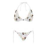 Cute Chihuahua dog pattern Sexy Bikinis Two-Piece Swimsuits