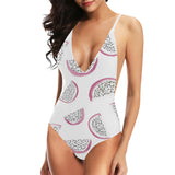 dragon fruit pattern Women's One-Piece Swimsuit