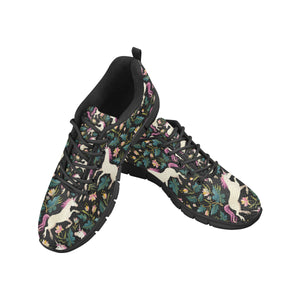 Unicorns forest background Women's Sneaker Shoes