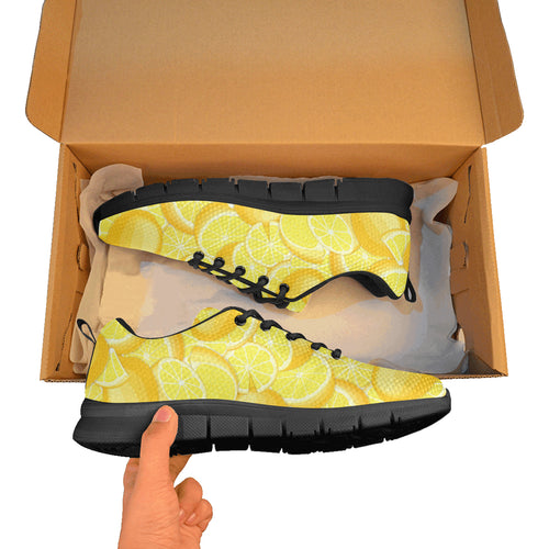 lemon pattern Women's Sneaker Shoes