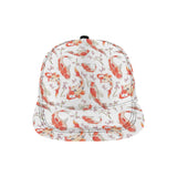 Watercolor Koi Fish Carp Fish pattern All Over Print Snapback Cap