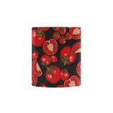 Tomato black background Morphing Mug Heat Changing Mug