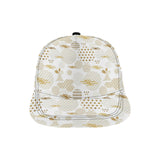 Beautiful gold japanese pattern All Over Print Snapback Cap