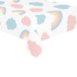 Cute rainbow clound pattern Tablecloth