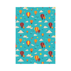 Hot Air Balloon Sky Pattern House Flag Garden Flag