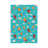 Hot Air Balloon Sky Pattern House Flag Garden Flag