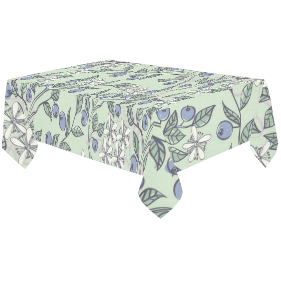 hand drawn blueberry pattern Tablecloth