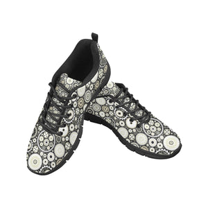 Gear Pattern Print Design 02 Women's Sneaker Shoes