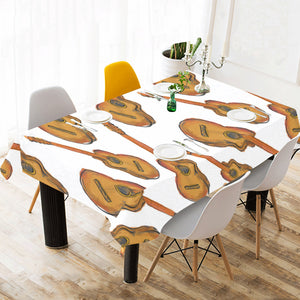 Paint Guitar Pattern Tablecloth