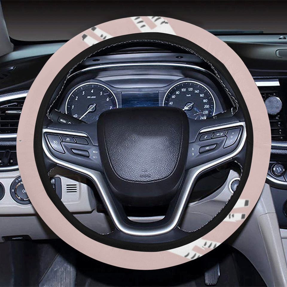 Cute zebra pattern Car Steering Wheel Cover
