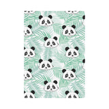 Panda pattern tropical leaves background House Flag Garden Flag