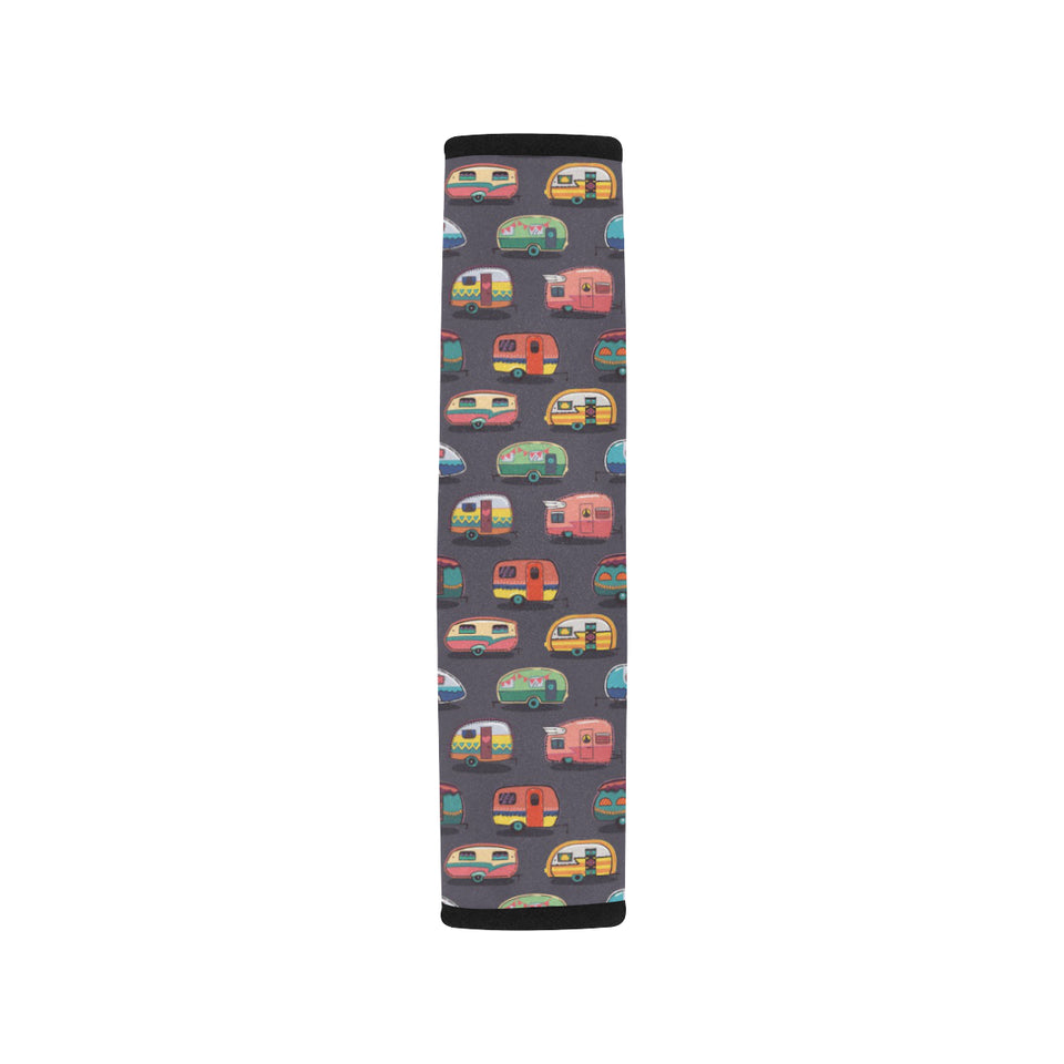 Camper Van Pattern Print Design 02 Car Seat Belt Cover