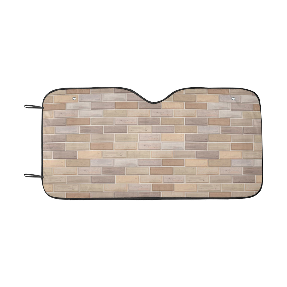 Brick Printed Pattern Print Design 01 Car Sun Shade