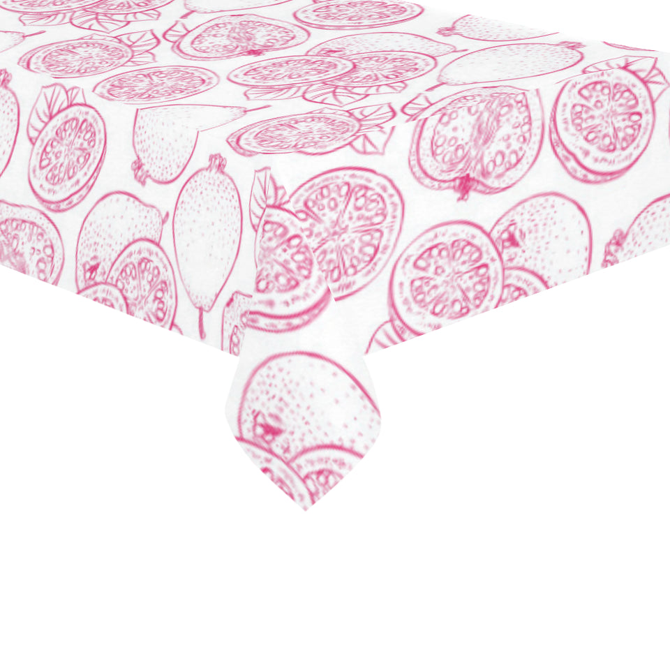 Sketch guava pattern Tablecloth