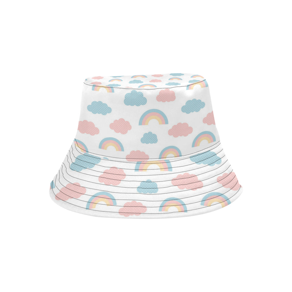 Cute rainbow clound pattern Unisex Bucket Hat