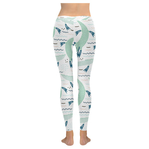 Crocodile diver pattern Women's Legging Fulfilled In US