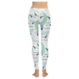 Crocodile diver pattern Women's Legging Fulfilled In US