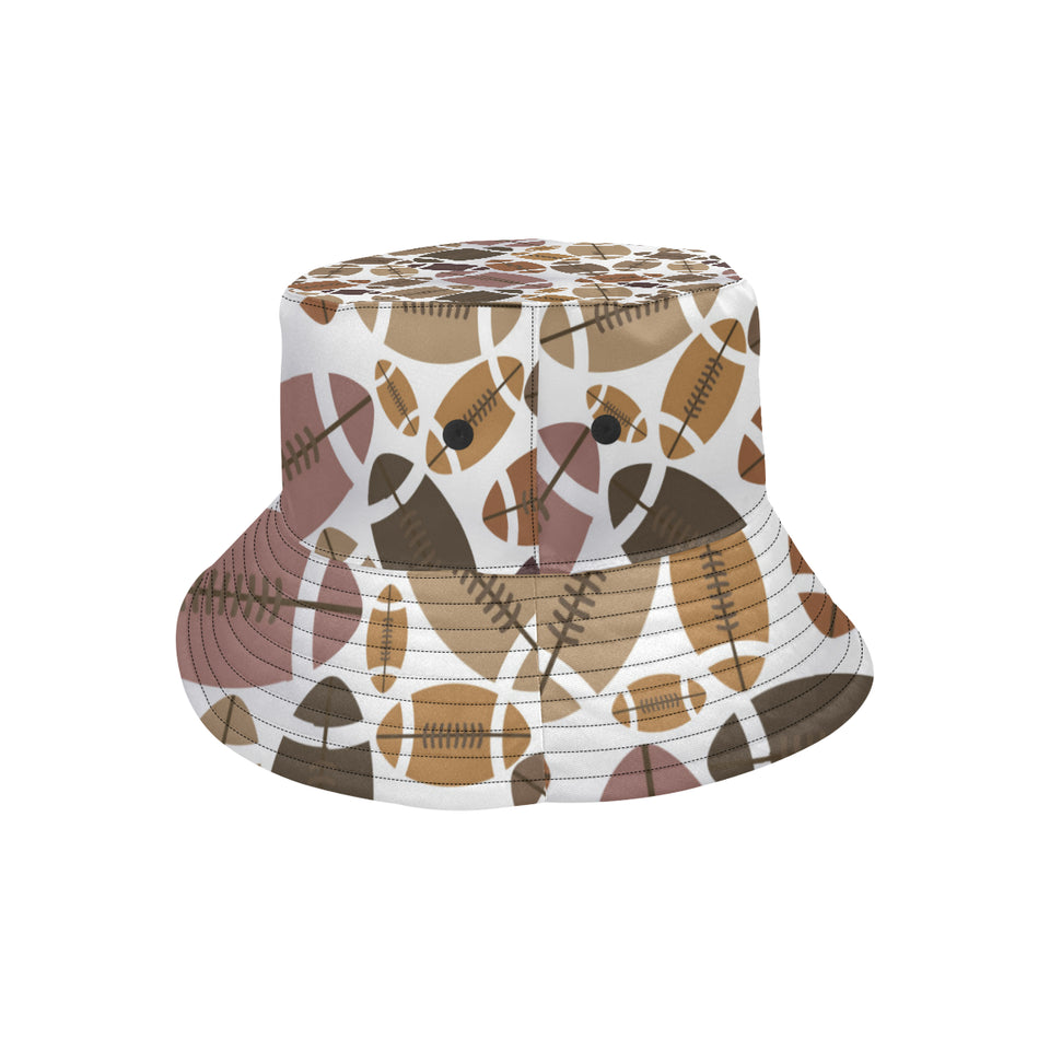American football ball pattern Unisex Bucket Hat