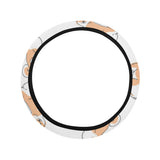 shiba inu dog pattern Car Steering Wheel Cover