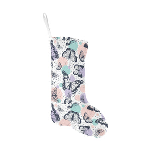 Butterfly pattern Christmas Stocking