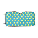 Tennis Pattern Print Design 05 Car Sun Shade