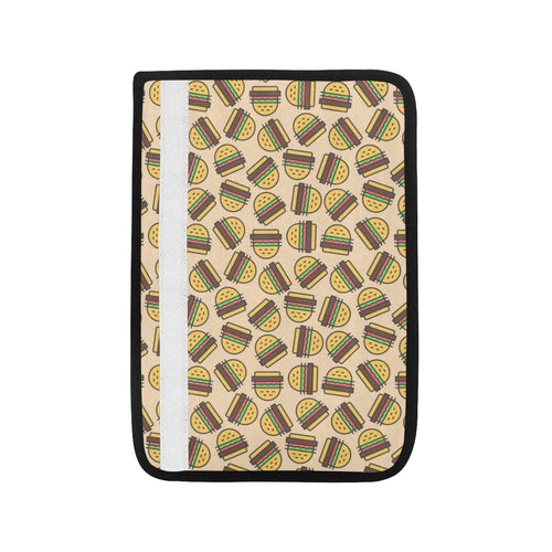 Hamburger Pattern Print Design 01 Car Seat Belt Cover