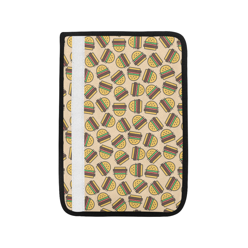 Hamburger Pattern Print Design 01 Car Seat Belt Cover