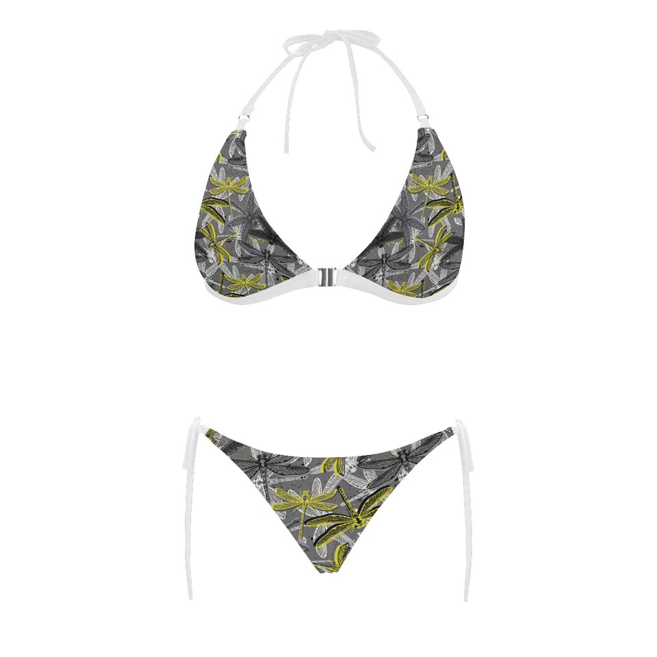 Hand drawn dragonfly pattern Sexy Bikinis Two-Piece Swimsuits