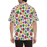Dice Pattern Print Design 03 Men's All Over Print Hawaiian Shirt (Model T58)