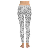 arabic gray pattern Women's Legging Fulfilled In US