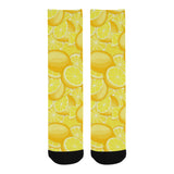 lemon pattern Crew Socks