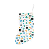 Math Pattern Print Design 05 Christmas Stocking