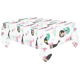 cute mermaid dolphin fish starfish pattern Tablecloth
