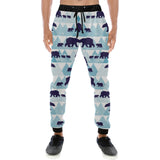 polar bear winter snow pattern Unisex Casual Sweatpants