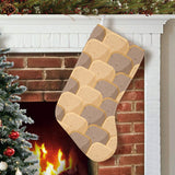 Bread Toast Pattern Print Design 04 Christmas Stocking