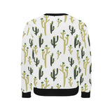 Cute cactus pattern Men's Crew Neck Sweatshirt