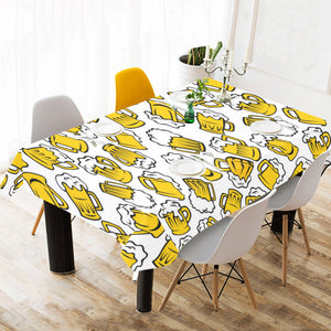 Beer design pattern Tablecloth
