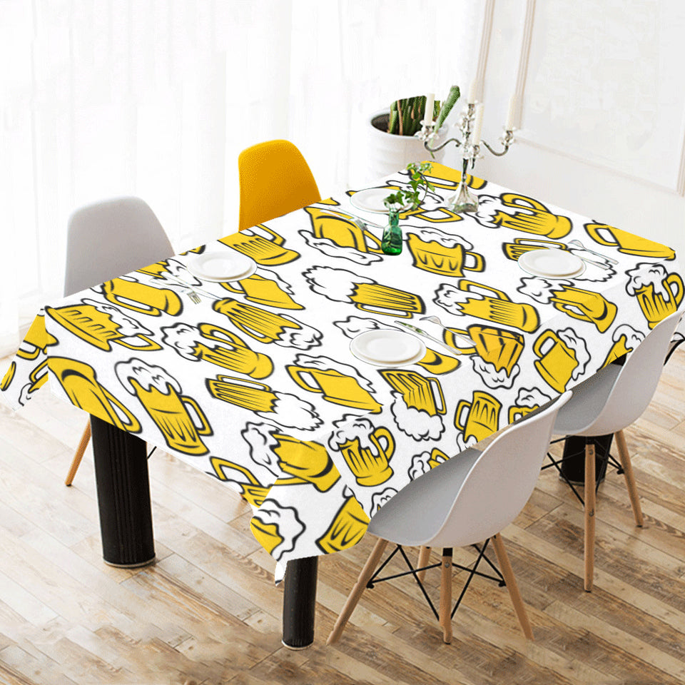 Beer design pattern Tablecloth